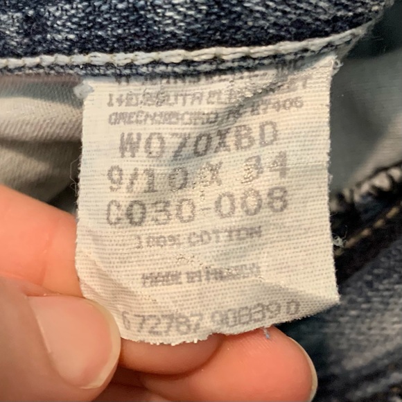 Wrangler 20x women’s blue jeans 9/10 x 34 - Picture 5 of 11